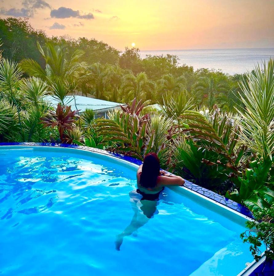 Vue Mer/3Beds/Piscine/Wifi/900 Metres De La Plage Deshaies Exterior foto