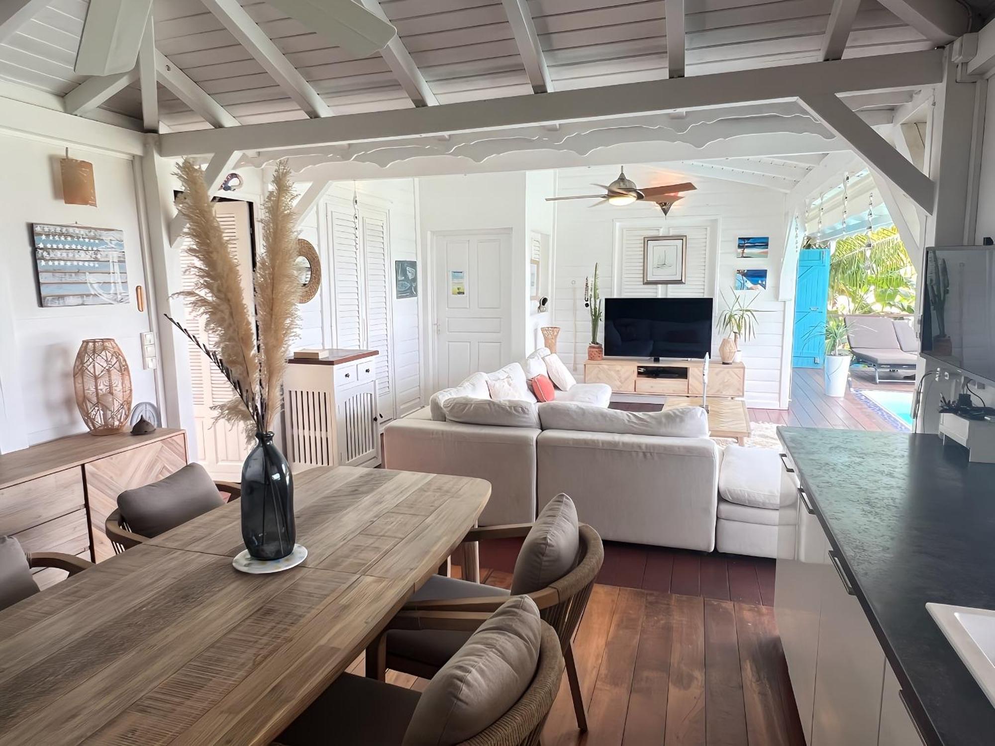 Vue Mer/3Beds/Piscine/Wifi/900 Metres De La Plage Deshaies Exterior foto