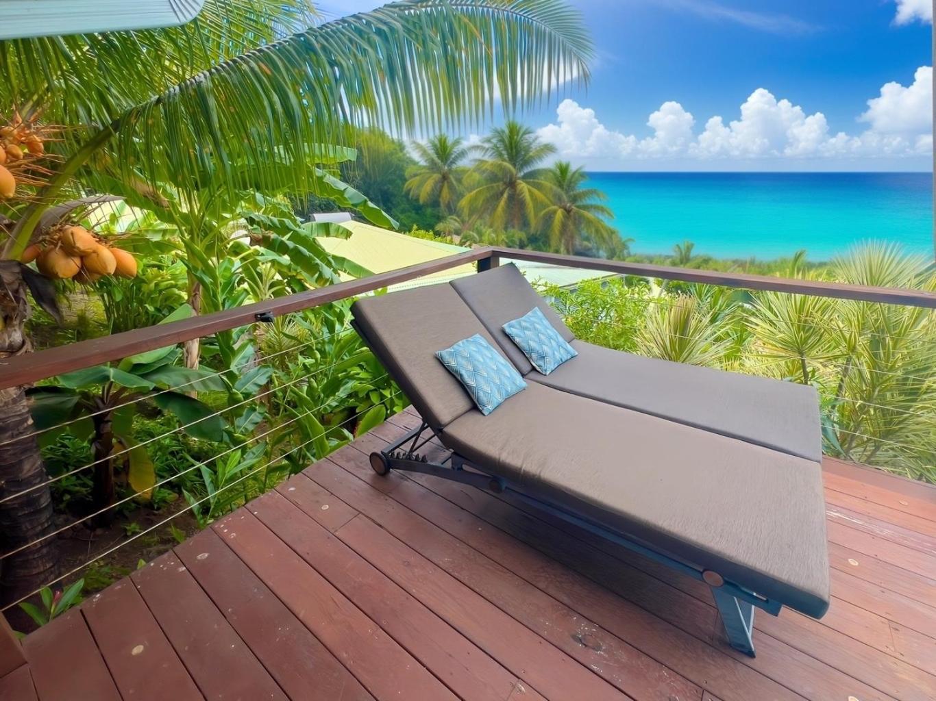 Vue Mer/3Beds/Piscine/Wifi/900 Metres De La Plage Deshaies Exterior foto