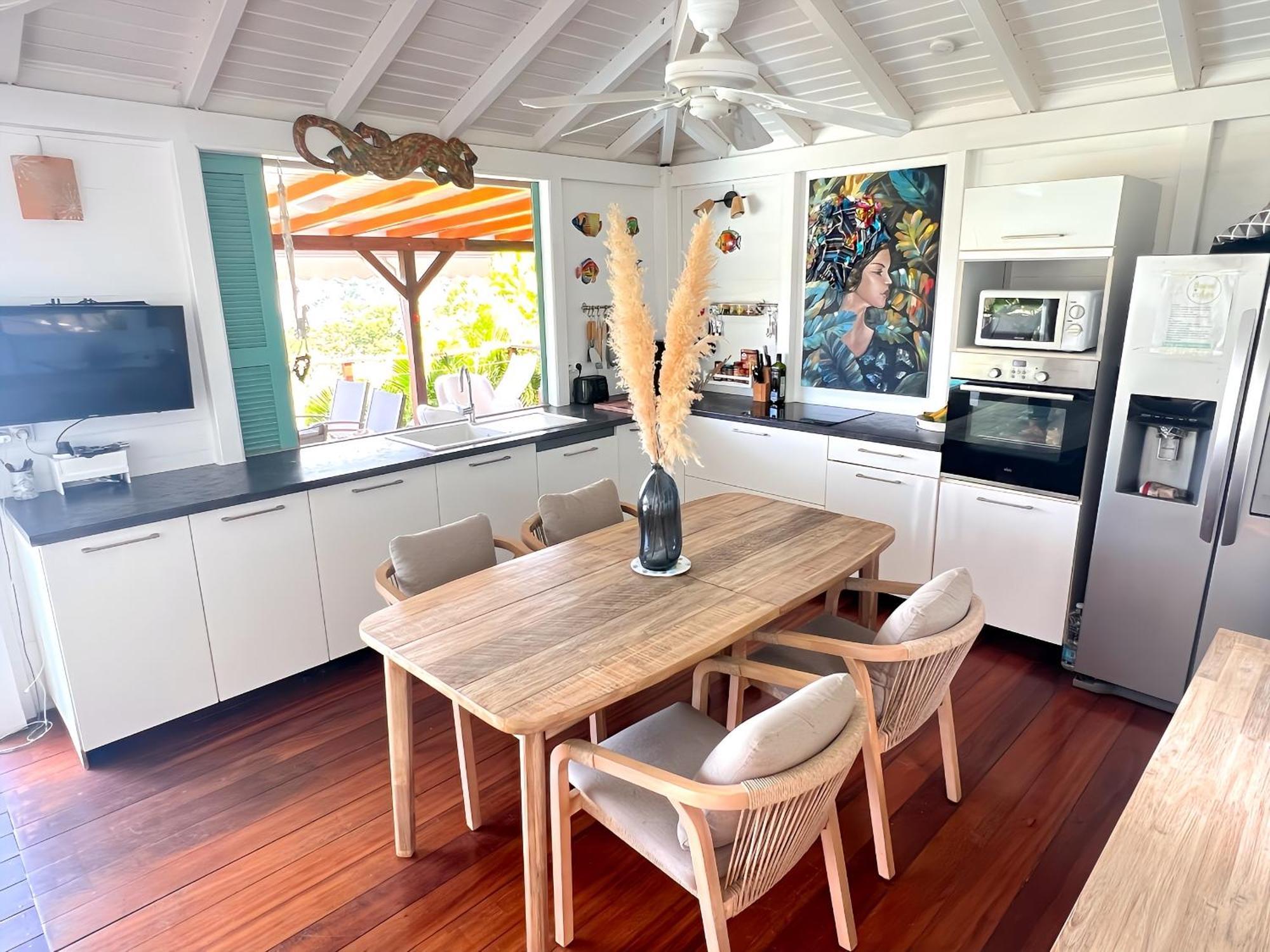 Vue Mer/3Beds/Piscine/Wifi/900 Metres De La Plage Deshaies Exterior foto